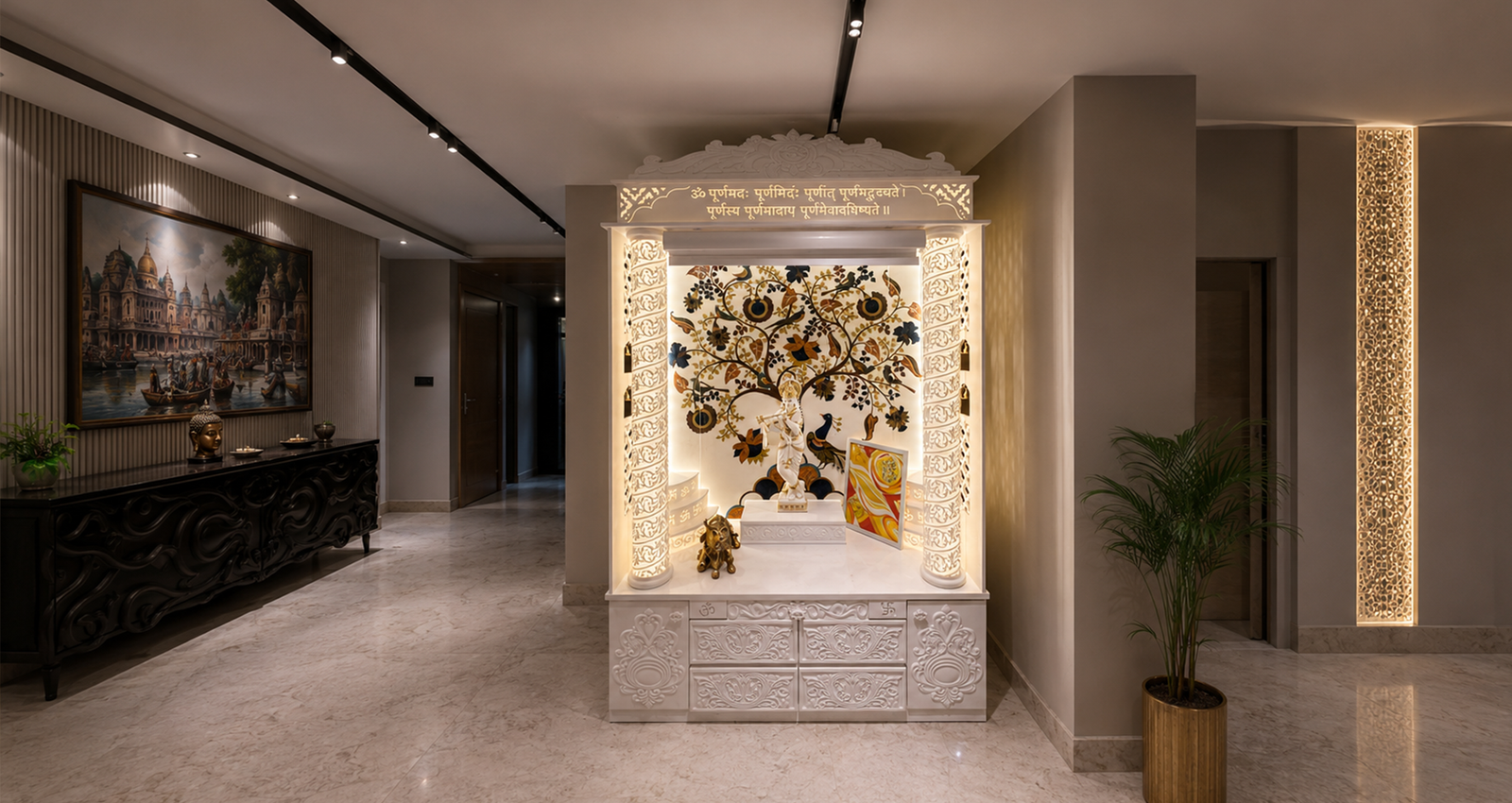 Royal Corian Mandir